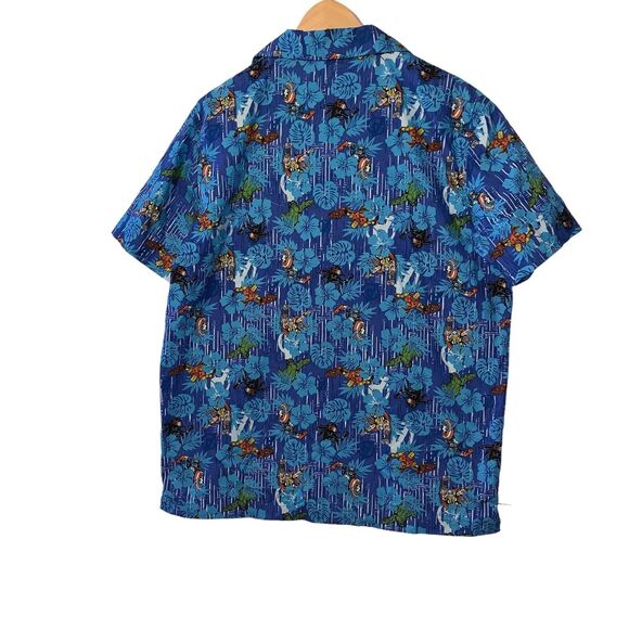 Marvel Avengers Hawaiian Camp Collared Shirt L - Picture 2 of 7